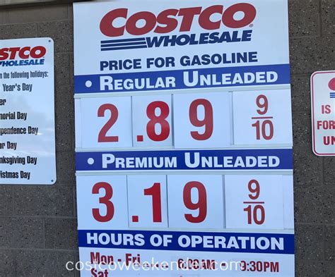 costco gas prices today